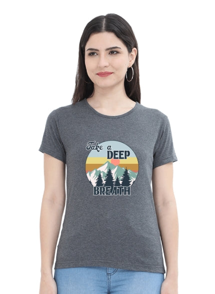 Deep Breaths Women Tshirt