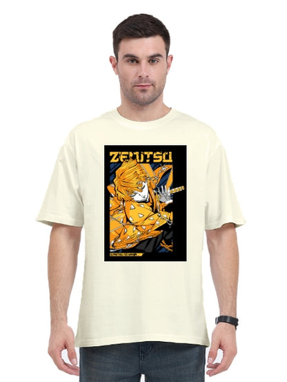 Anime Zenitsu Oversized Tshirt