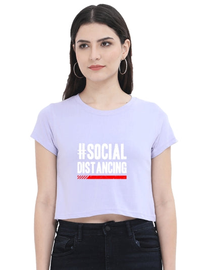 Social Distancing Crop Top
