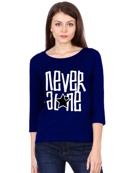 Never Alone Full Sleeve Tshirt
